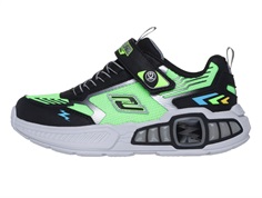 Skechers sneaker black/green with light-up sole  